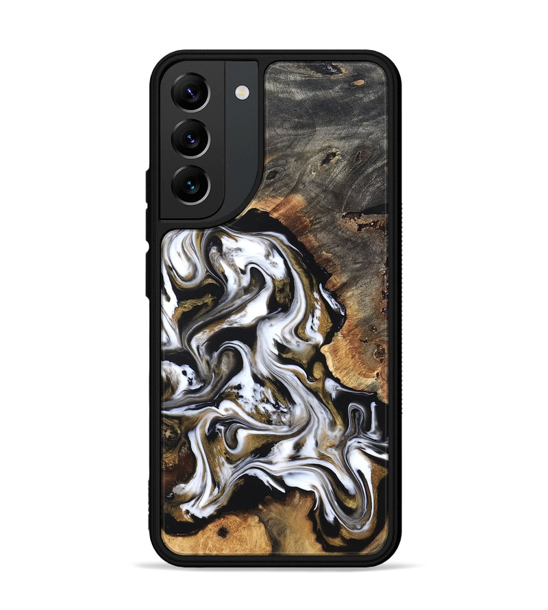 Galaxy S22 Plus Wood Phone Case - Layla (Black & White, 819753)
