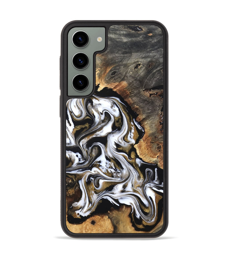 Galaxy S23 Plus Wood Phone Case - Layla (Black & White, 819753)