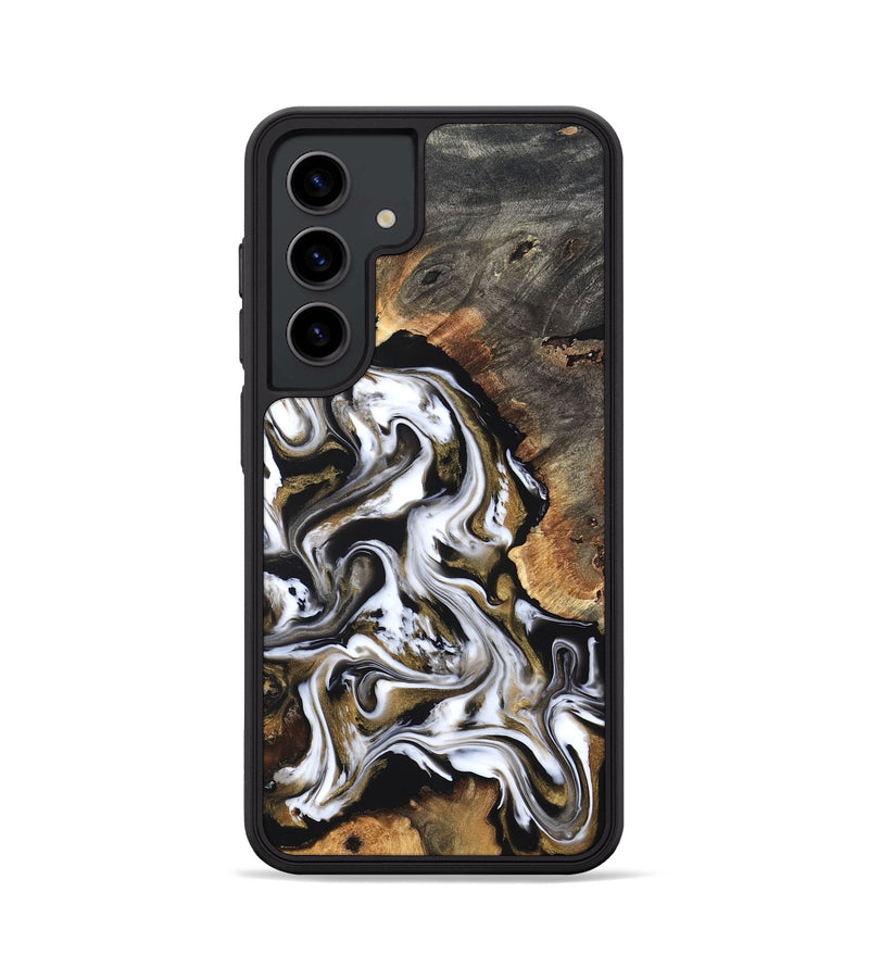 Galaxy S24 Wood Phone Case - Layla (Black & White, 819753)