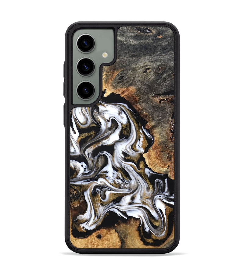 Galaxy S24 Plus Wood Phone Case - Layla (Black & White, 819753)