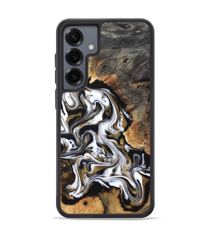 Galaxy S25 Plus Wood Phone Case - Layla (Black & White, 819753)