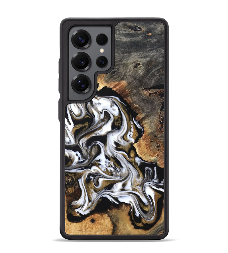 Galaxy S25 Ultra Wood Phone Case - Layla (Black & White, 819753)