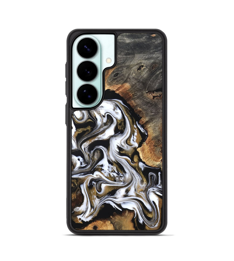 Galaxy S26 Wood Phone Case - Layla (Black & White, 819753)