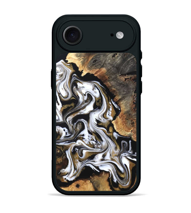 iPhone 17 Air Wood Phone Case - Layla (Black & White, 819753)
