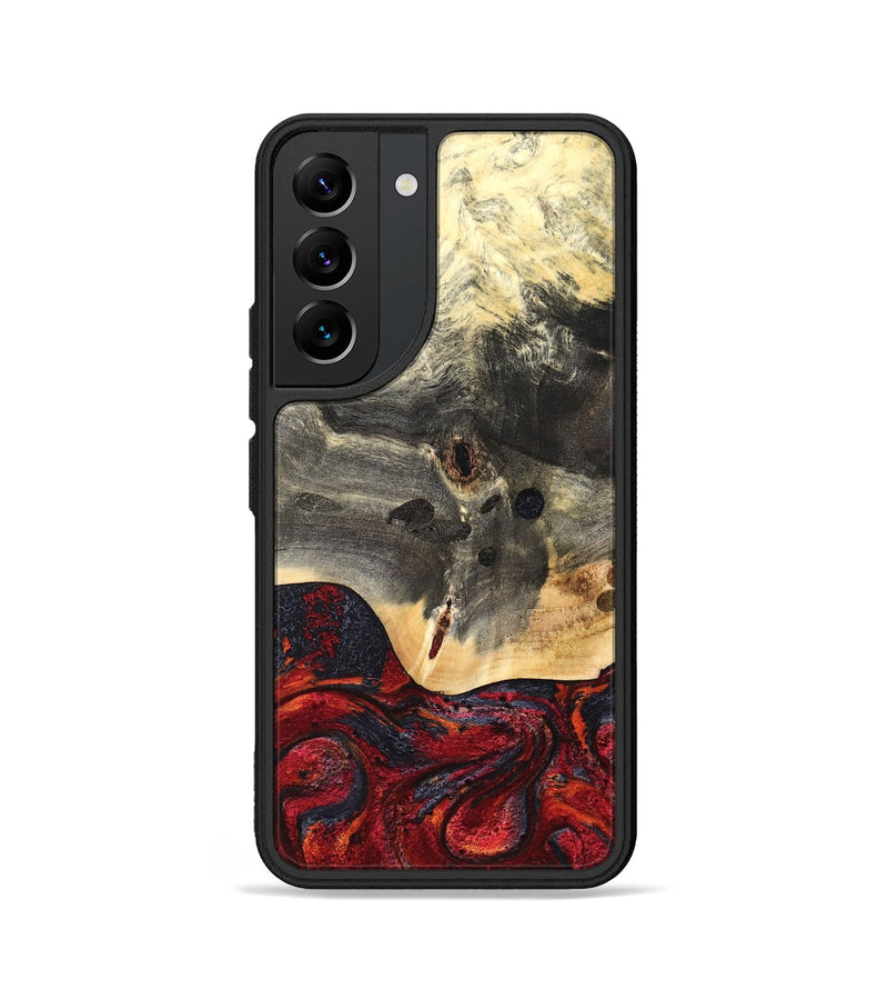 Galaxy S22 Wood Phone Case - Jazmyn (Red, 819754)