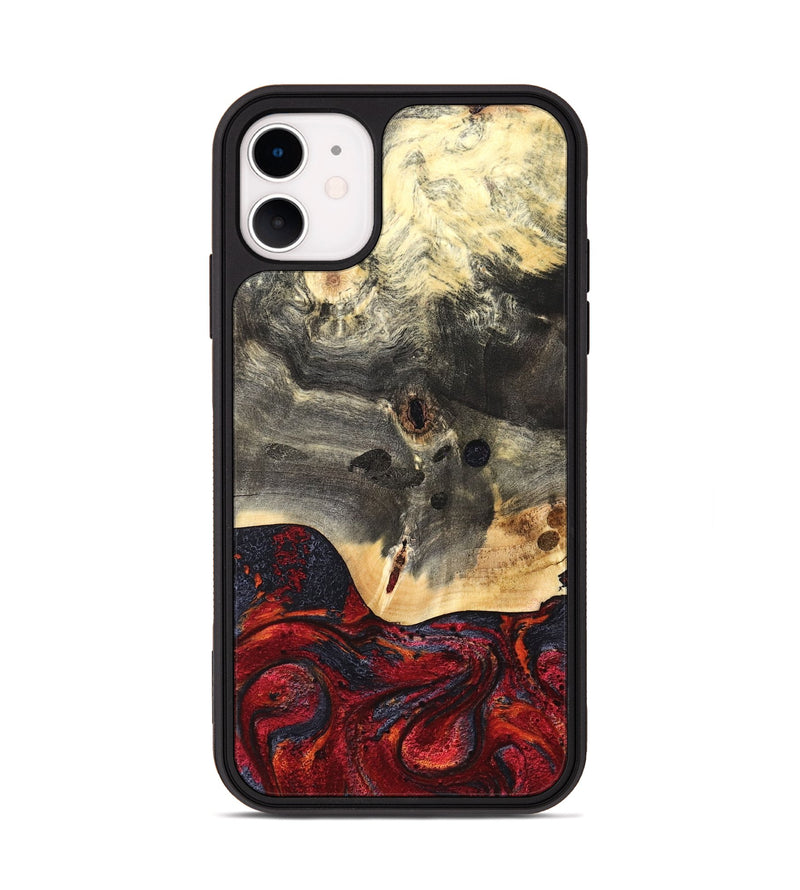 iPhone 11 Wood Phone Case - Jazmyn (Red, 819754)