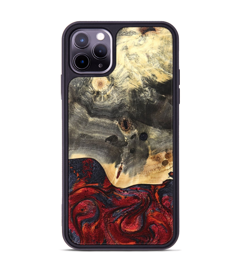 iPhone 11 Pro Max Wood Phone Case - Jazmyn (Red, 819754)