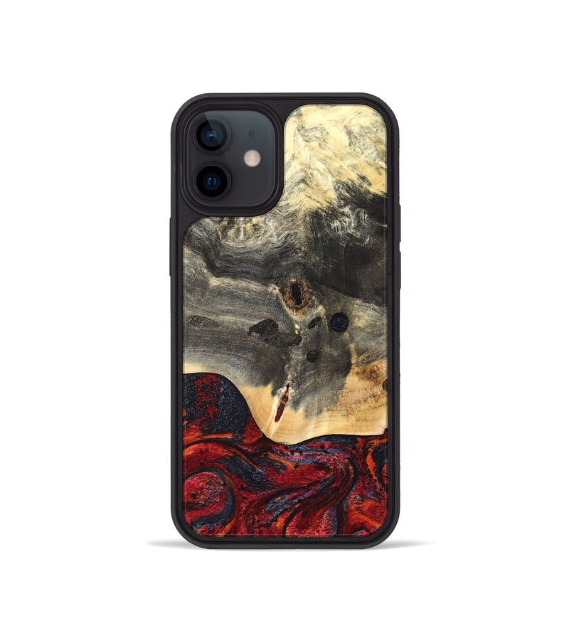 iPhone 12 mini Wood Phone Case - Jazmyn (Red, 819754)