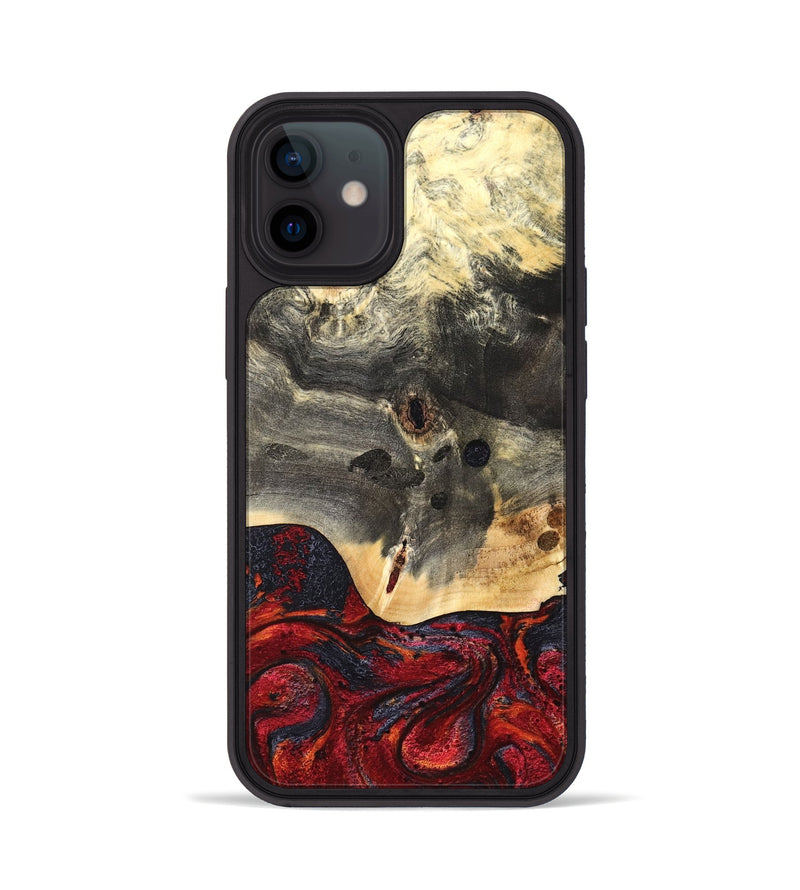 iPhone 12 Wood Phone Case - Jazmyn (Red, 819754)