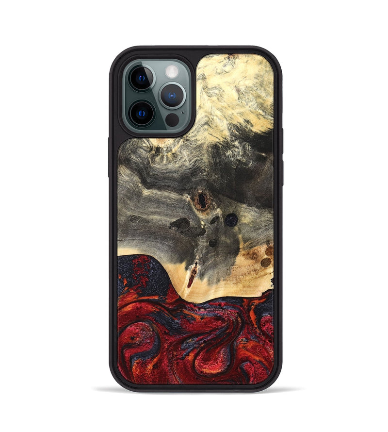 iPhone 12 Pro Wood Phone Case - Jazmyn (Red, 819754)