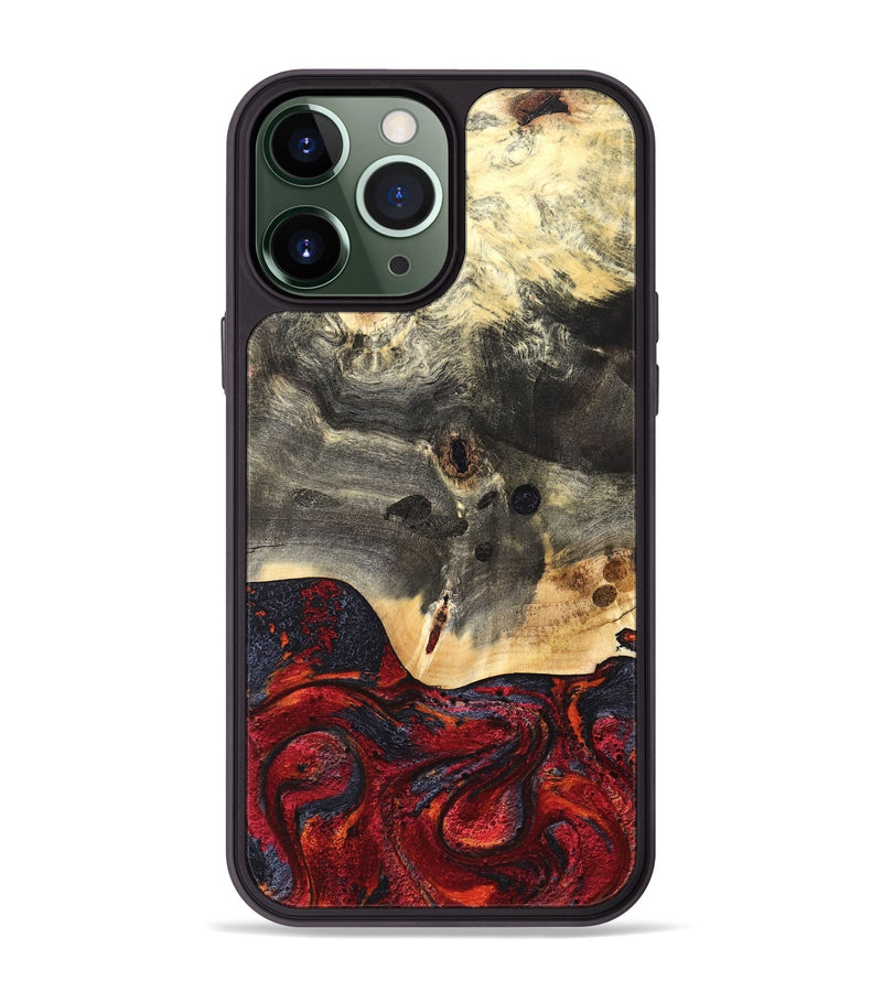 iPhone 13 Pro Max Wood Phone Case - Jazmyn (Red, 819754)