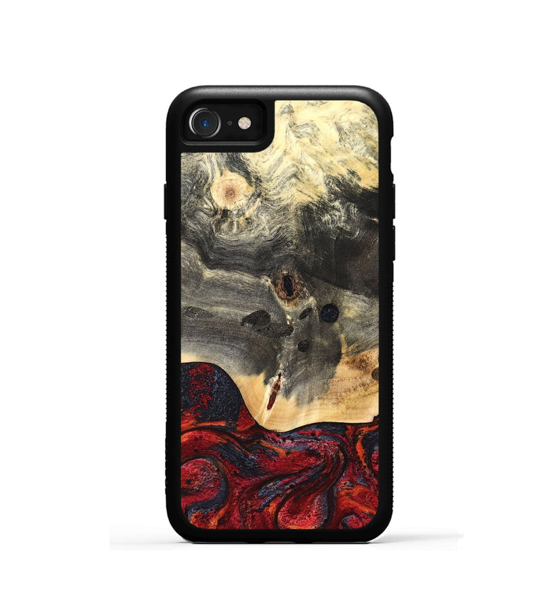 iPhone SE Wood Phone Case - Jazmyn (Red, 819754)