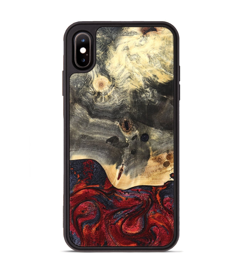 iPhone Xs Max Wood Phone Case - Jazmyn (Red, 819754)
