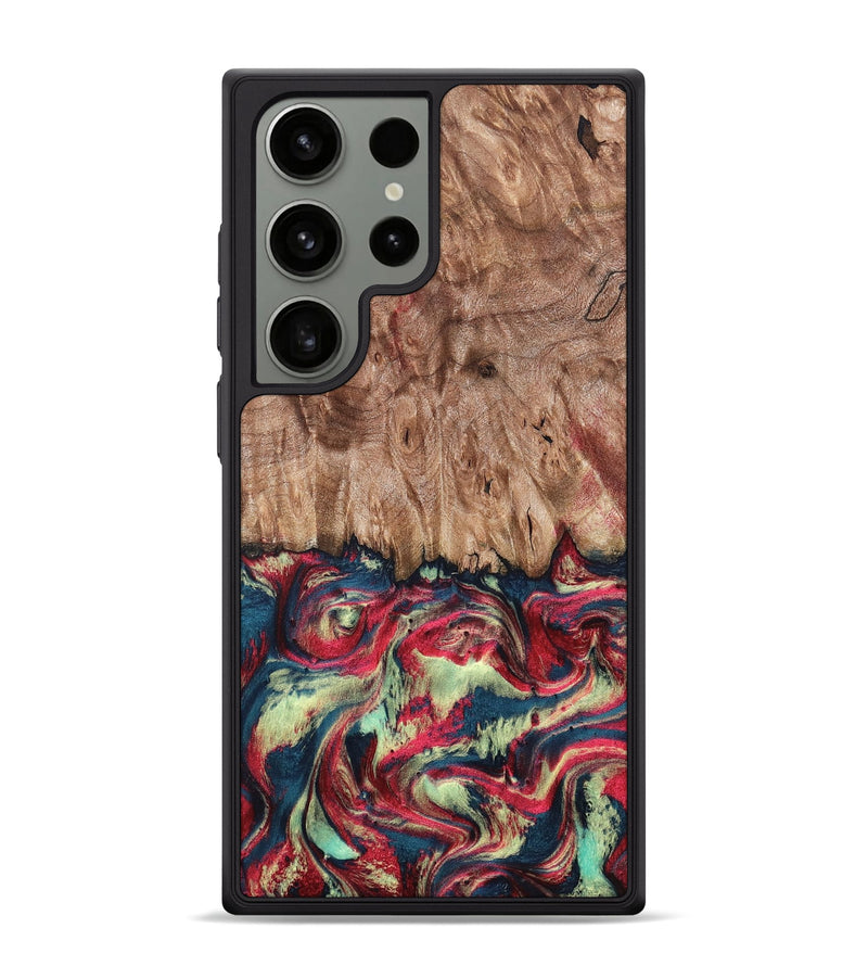 Galaxy S24 Ultra Wood Phone Case - Blanch (Red, 819755)