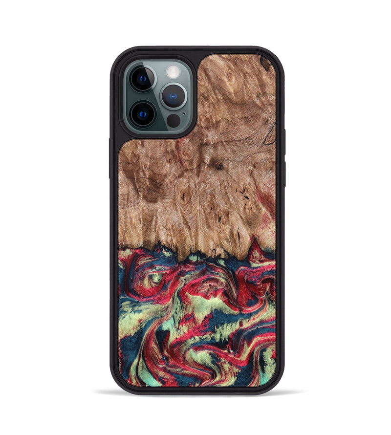 iPhone 12 Pro Wood Phone Case - Blanch (Red, 819755)