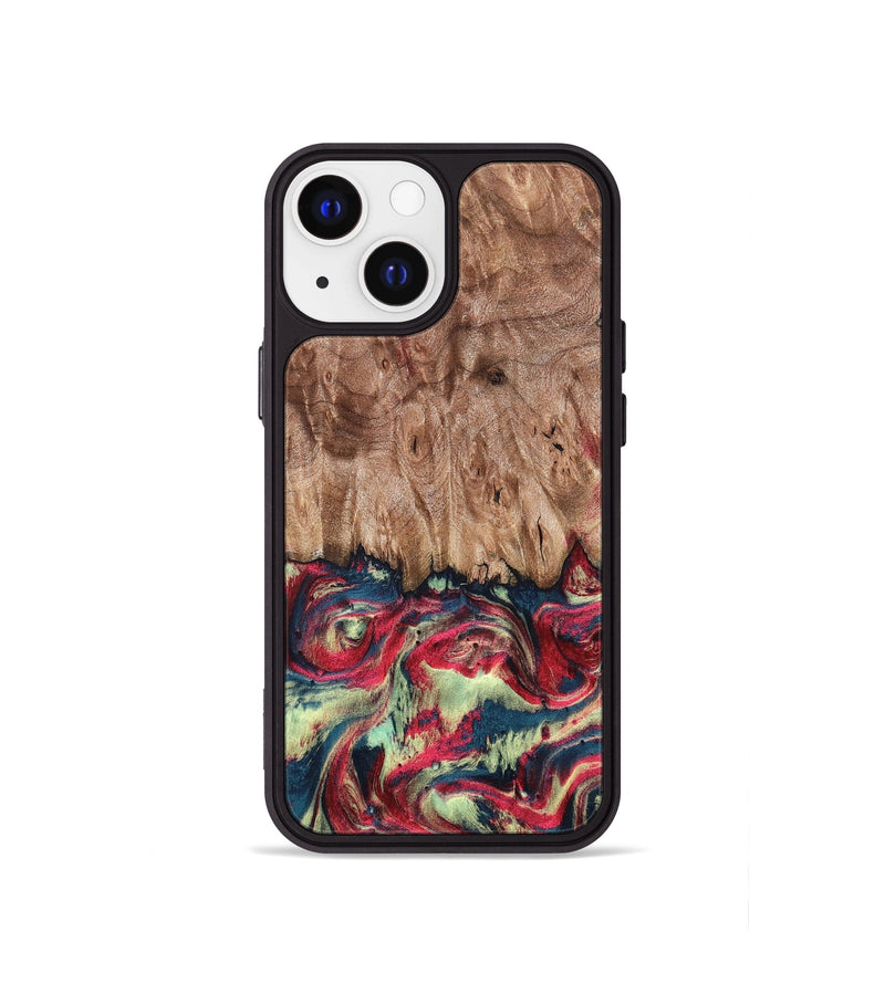 iPhone 13 mini Wood Phone Case - Blanch (Red, 819755)