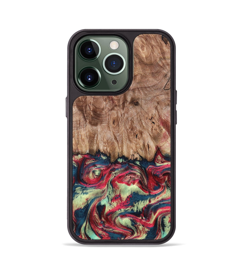 iPhone 13 Pro Wood Phone Case - Blanch (Red, 819755)