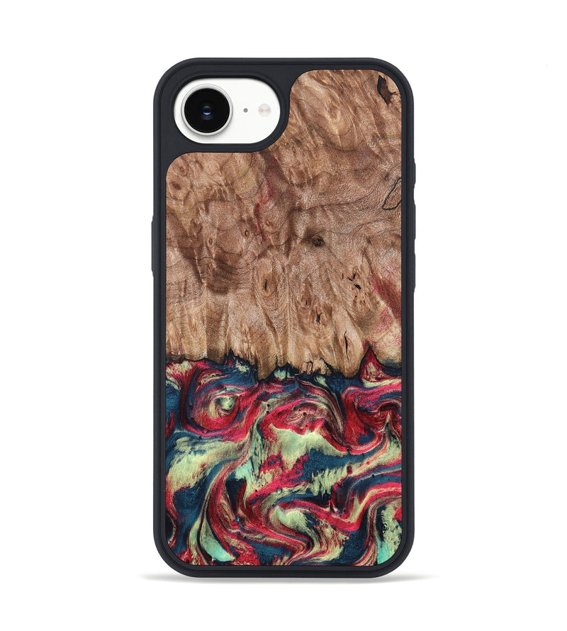 iPhone 16e Wood Phone Case - Blanch (Red, 819755)