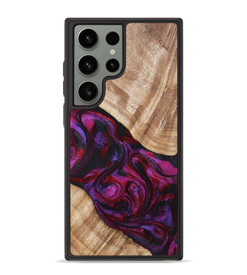 Galaxy S23 Ultra Wood Phone Case - Margot (Red, 819756)