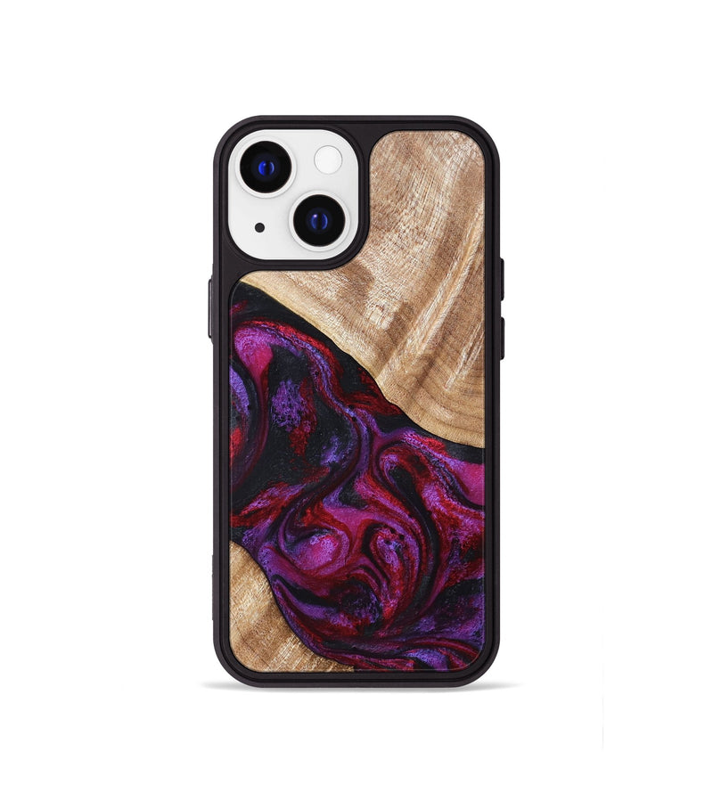 iPhone 13 mini Wood Phone Case - Margot (Red, 819756)