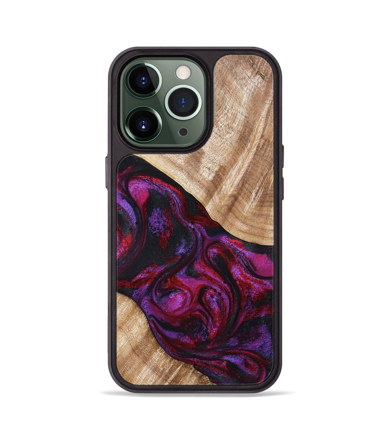iPhone 13 Pro Wood Phone Case - Margot (Red, 819756)