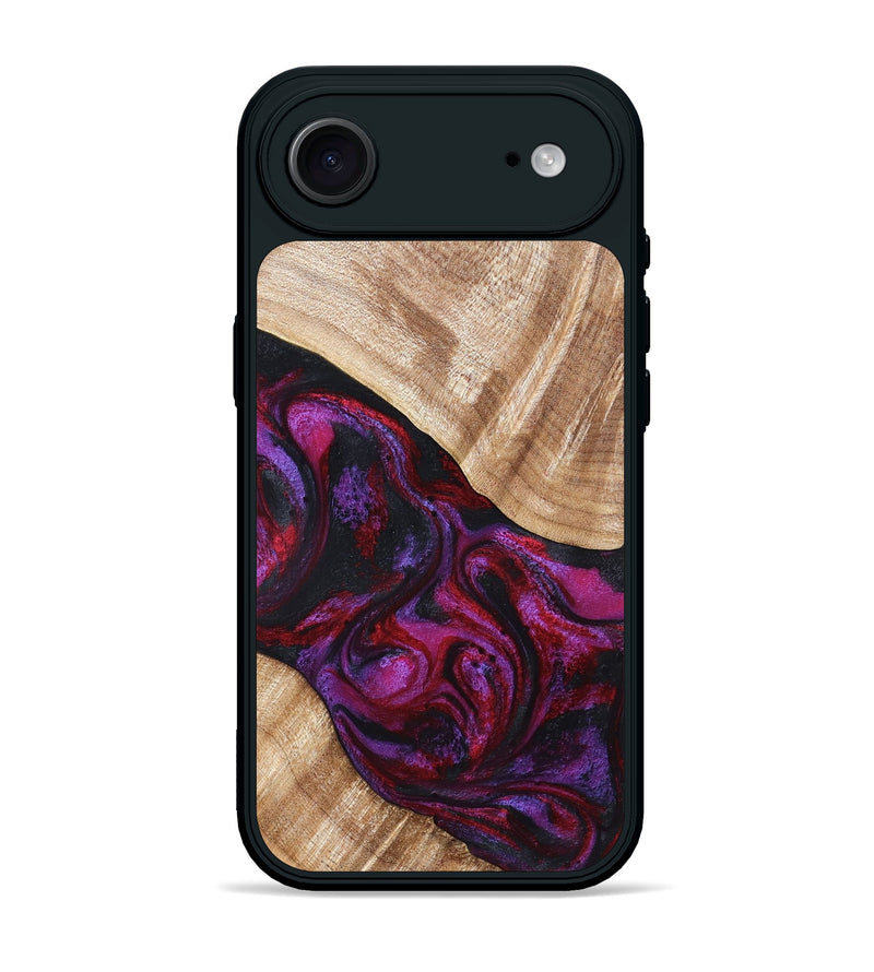 iPhone 17 Air Wood Phone Case - Margot (Red, 819756)