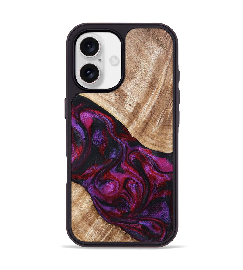 iPhone 17 Wood Phone Case - Margot (Red, 819756)