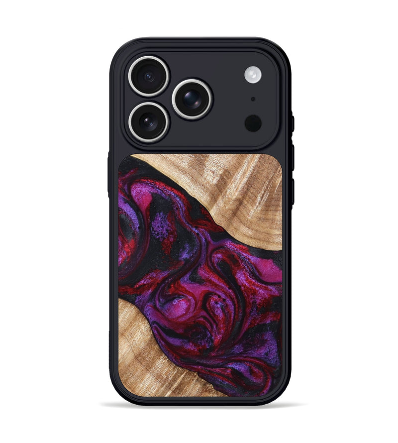iPhone 17 Pro Wood Phone Case - Margot (Red, 819756)