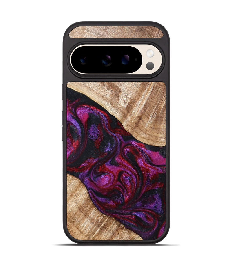 Pixel 10 Wood Phone Case - Margot (Red, 819756)