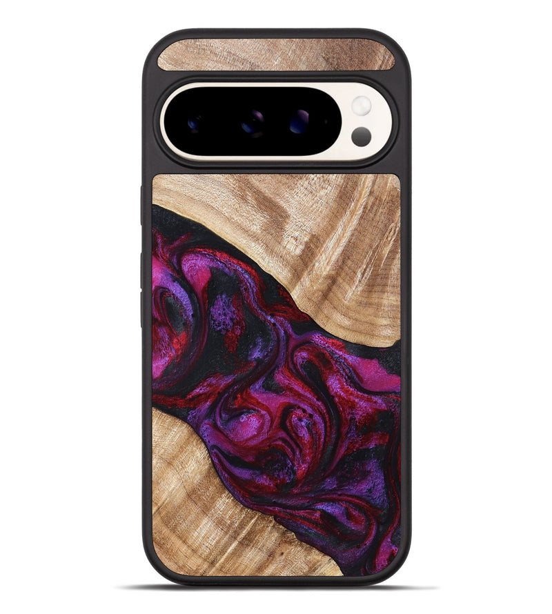 Pixel 9 Pro XL Wood Phone Case - Margot (Red, 819756)