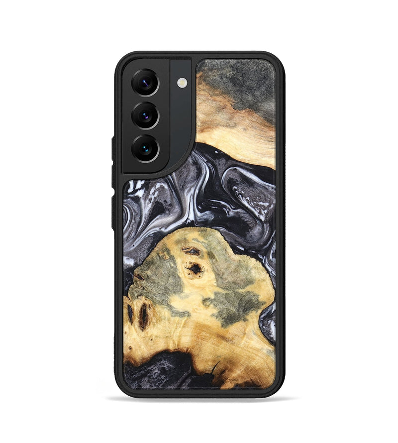 Galaxy S22 Wood Phone Case - Odis (Black & White, 819757)