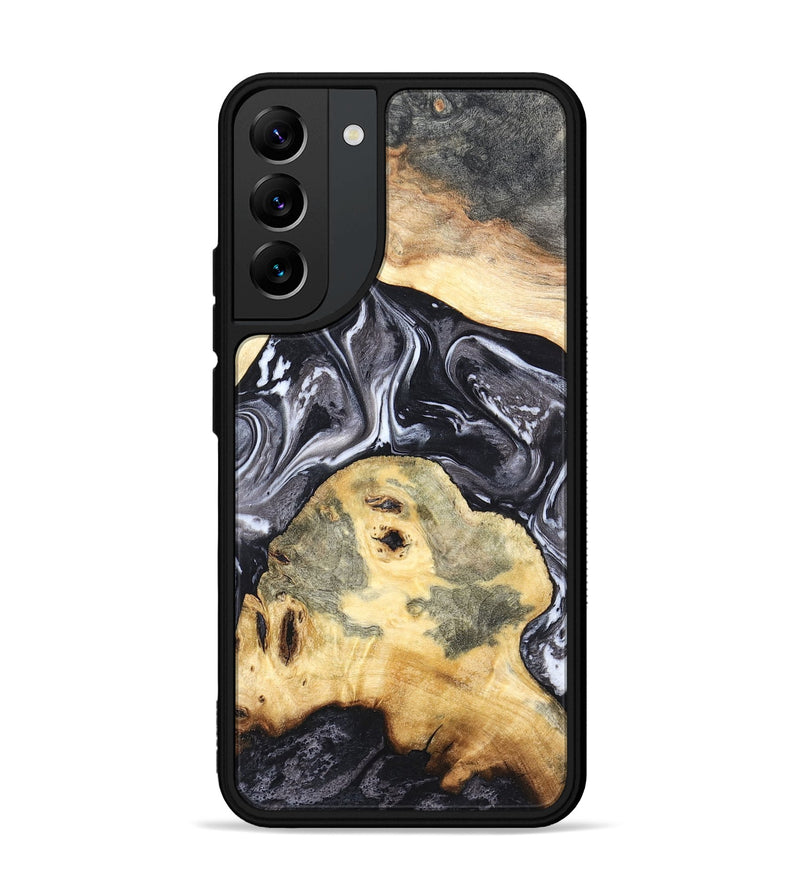 Galaxy S22 Plus Wood Phone Case - Odis (Black & White, 819757)