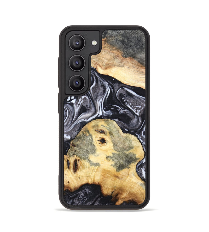 Galaxy S23 Wood Phone Case - Odis (Black & White, 819757)