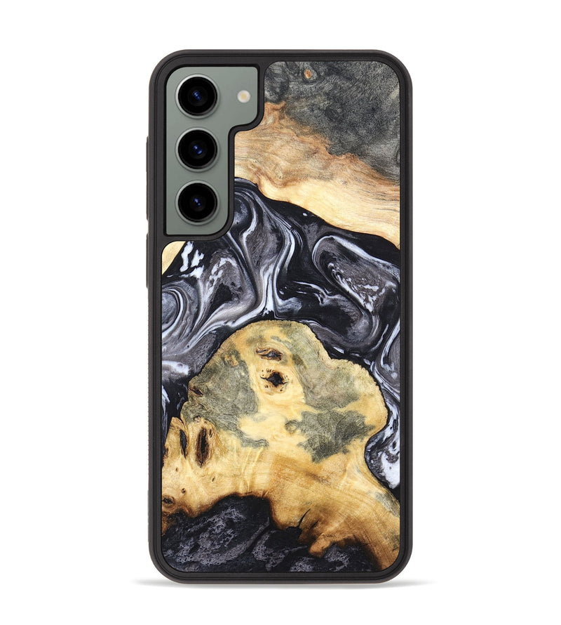 Galaxy S23 Plus Wood Phone Case - Odis (Black & White, 819757)