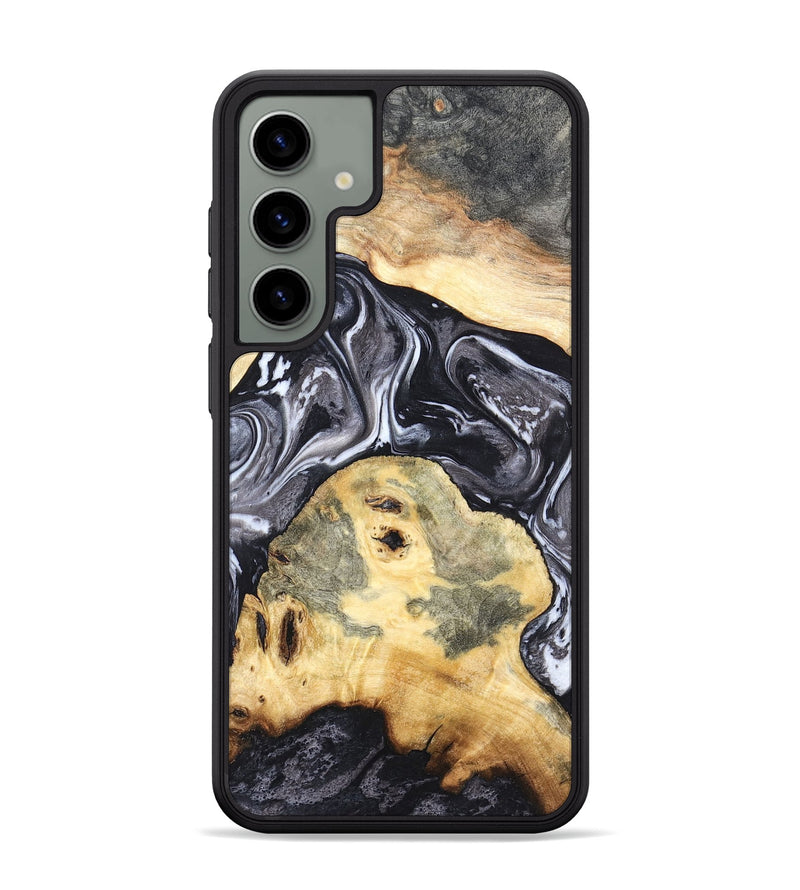 Galaxy S24 Plus Wood Phone Case - Odis (Black & White, 819757)