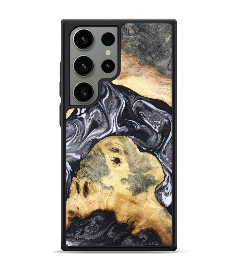 Galaxy S24 Ultra Wood Phone Case - Odis (Black & White, 819757)