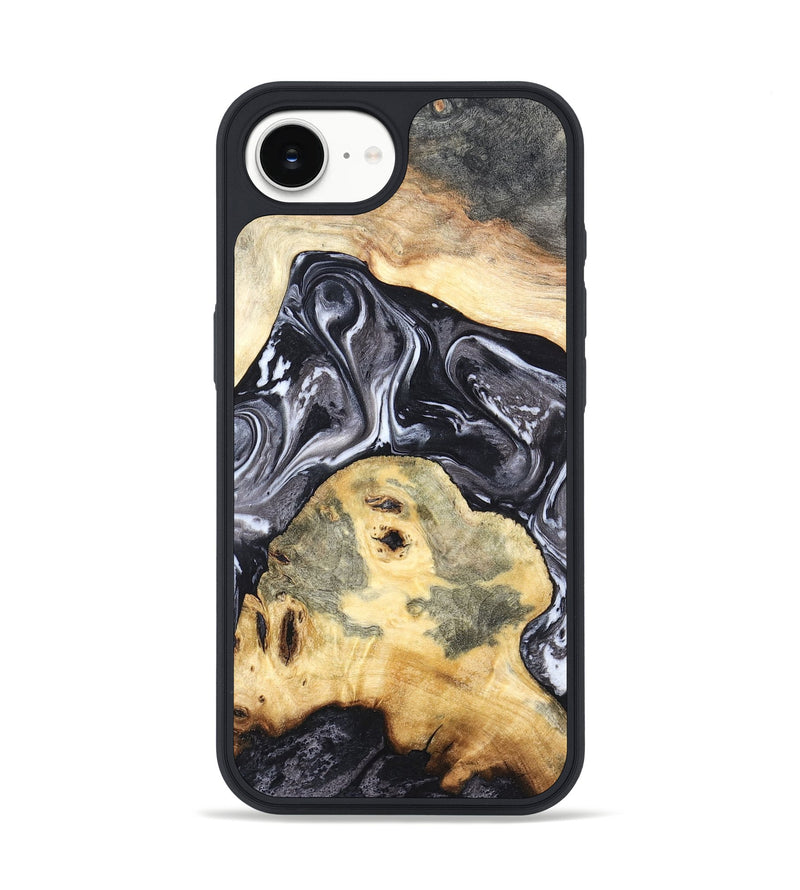 iPhone 17e Wood Phone Case - Odis (Black & White, 819757)