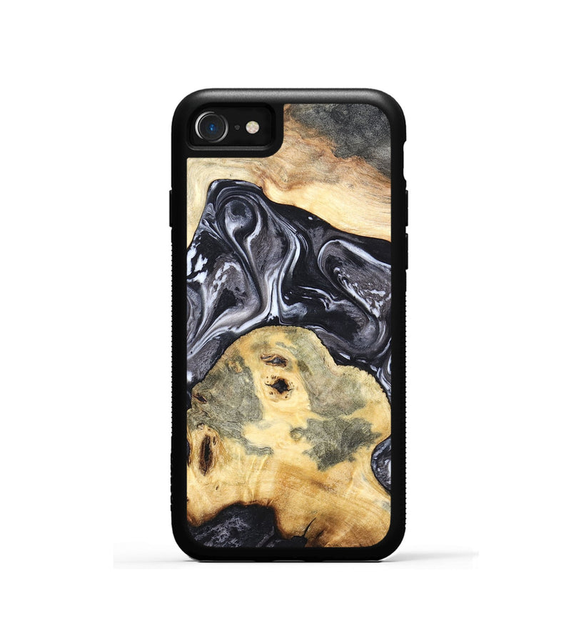 iPhone SE Wood Phone Case - Odis (Black & White, 819757)