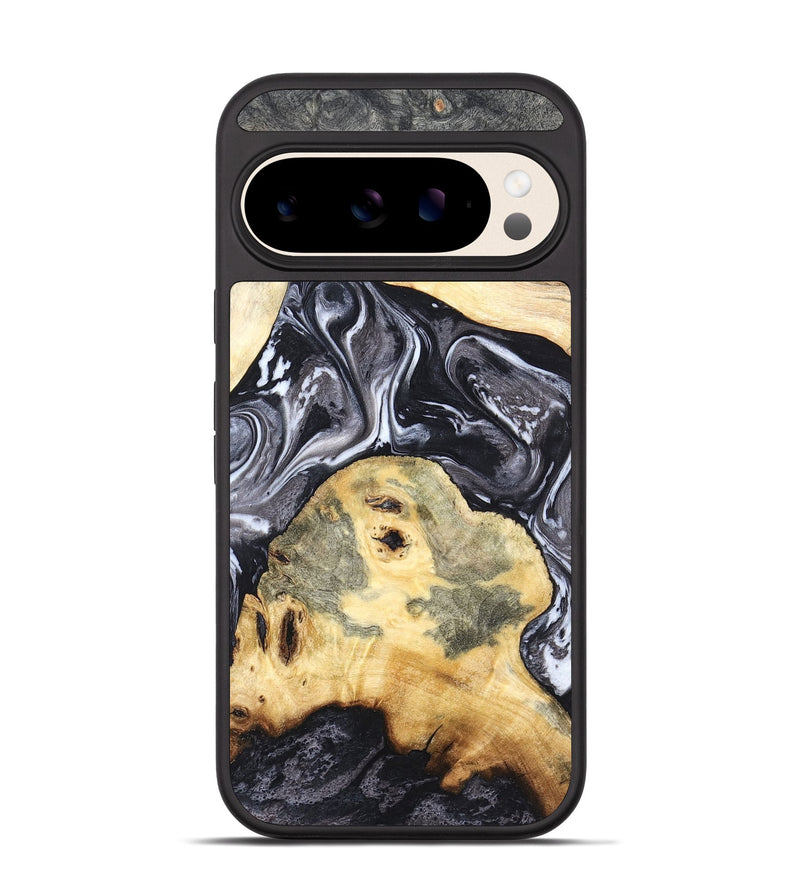 Pixel 10 Wood Phone Case - Odis (Black & White, 819757)