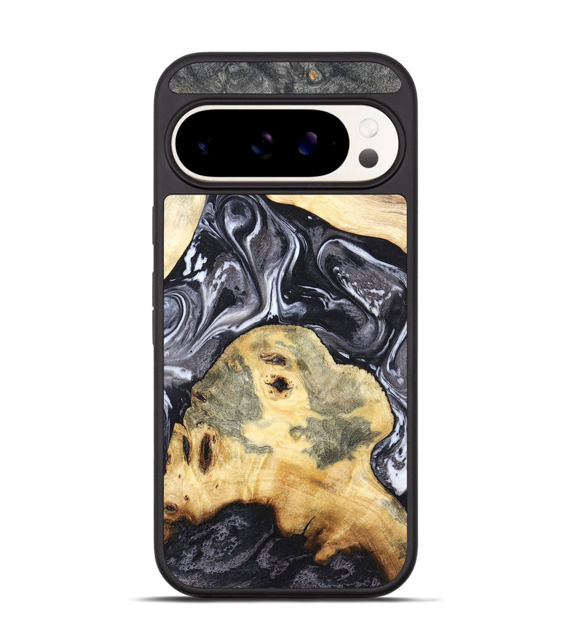 Pixel 9 Wood Phone Case - Odis (Black & White, 819757)