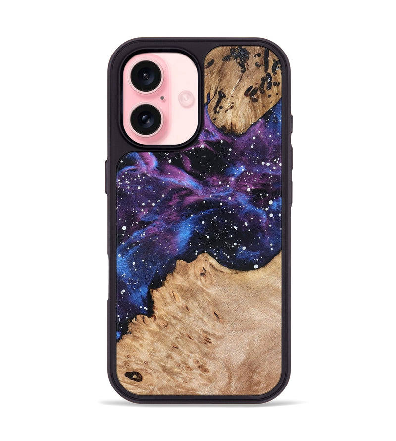 iPhone 16 Wood Phone Case - Elenora (Cosmos, 819764)