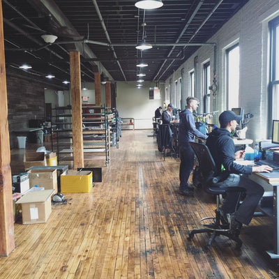  First day in our new (old) building