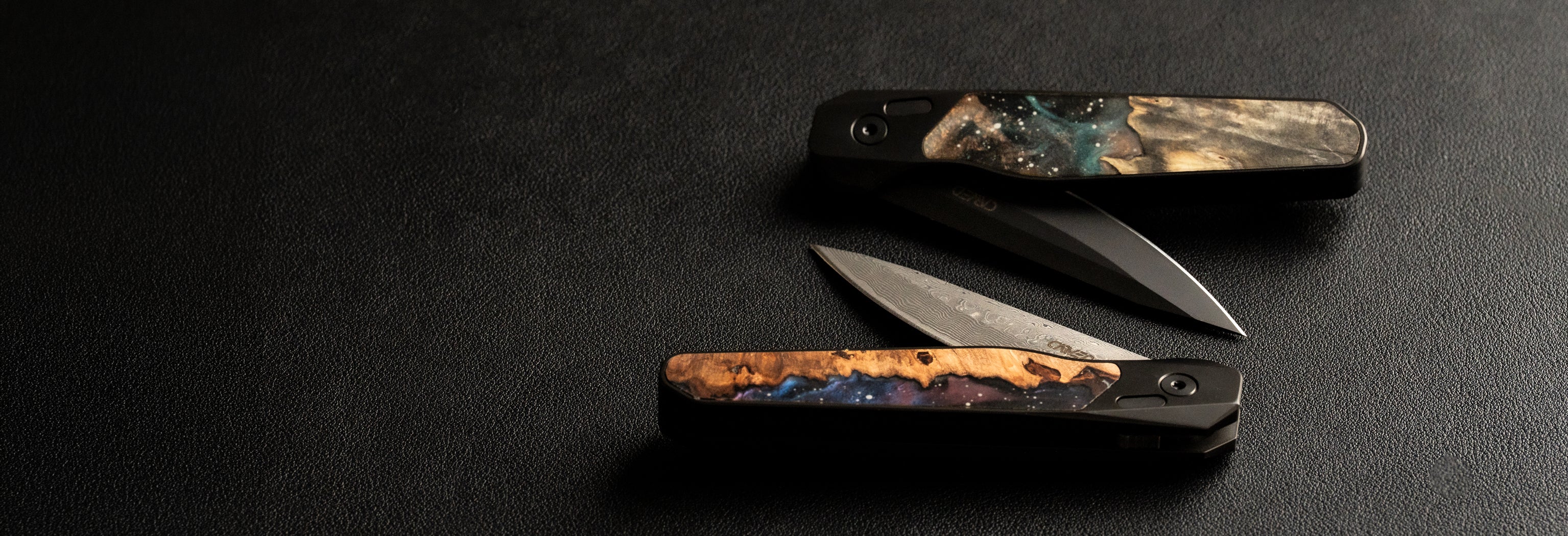 Carved Phone Case on display