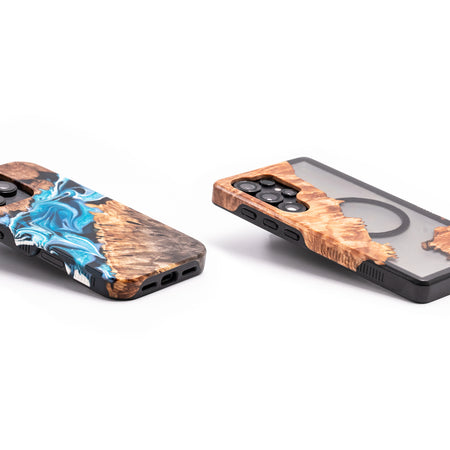 Live Edge Phone Cases made from Wood and Resin