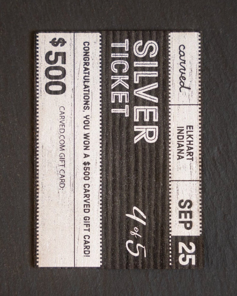 Silver ticket for Carved event