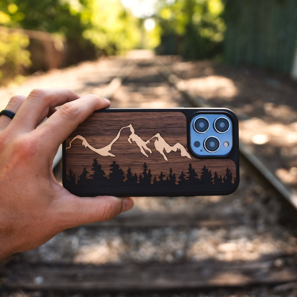 Carved Grand Teton Traveler Case Carved Grand Teton Traveler Case