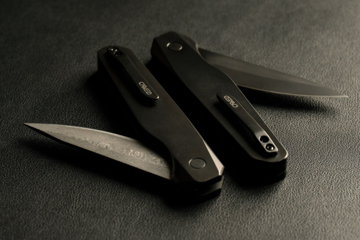 EDC Dark Damascus Materials