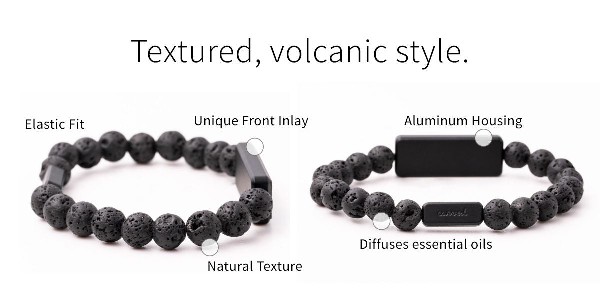 Lava Bead Bracelet Features
