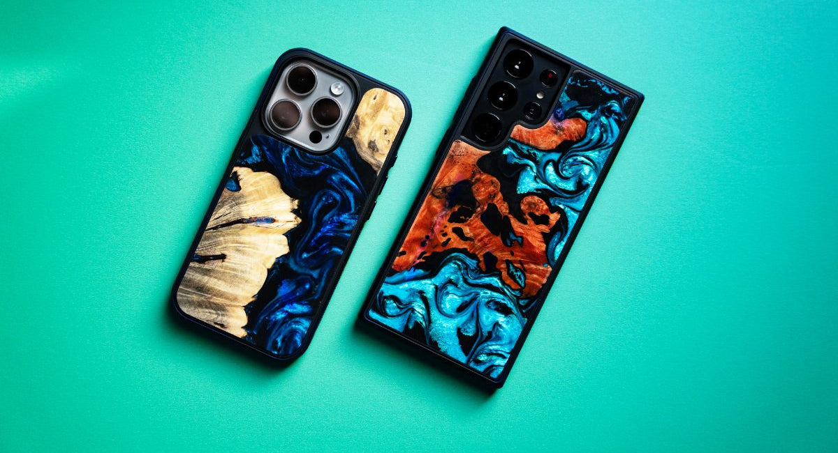 Wood+Resin Phone Cases