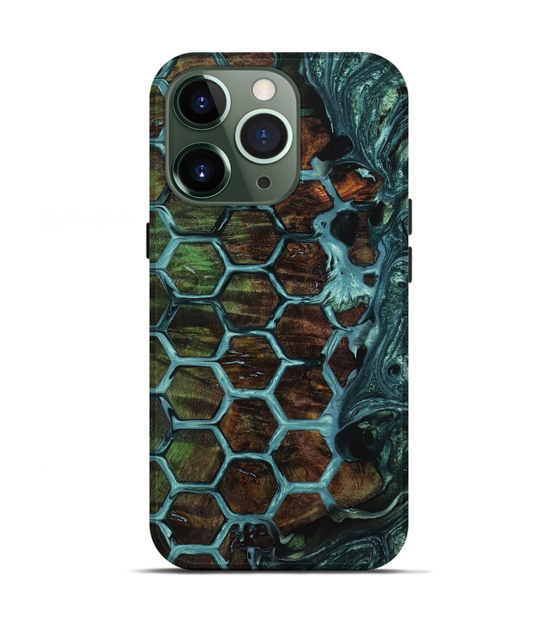 iPhone 13 Pro Wood+Resin Live Edge Phone Case - Jayla (Pattern, 650476)